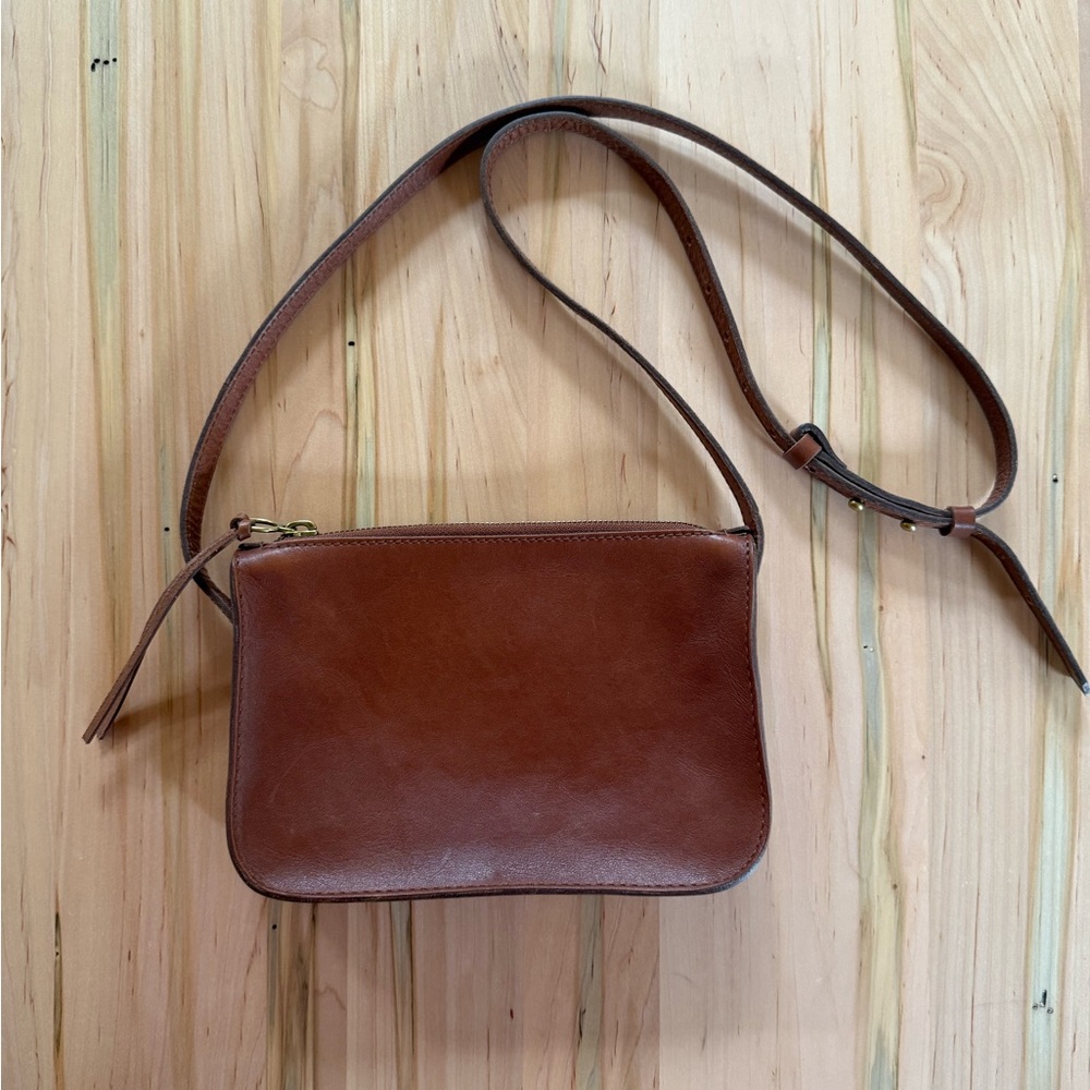 Madewell Brown Leather Crossbody Bag